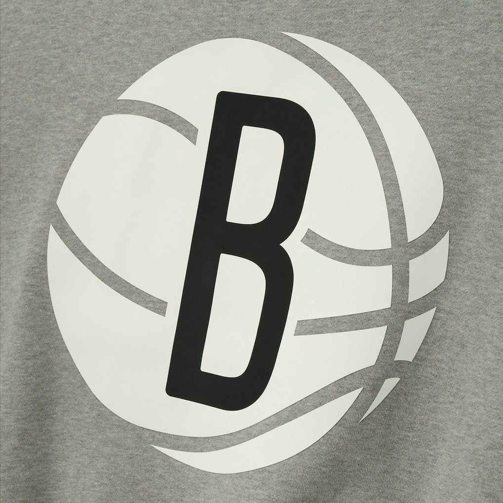 Brooklyn Nets Fear of God x NBA Sport Fit T-Shirt Heather Gray - NBA