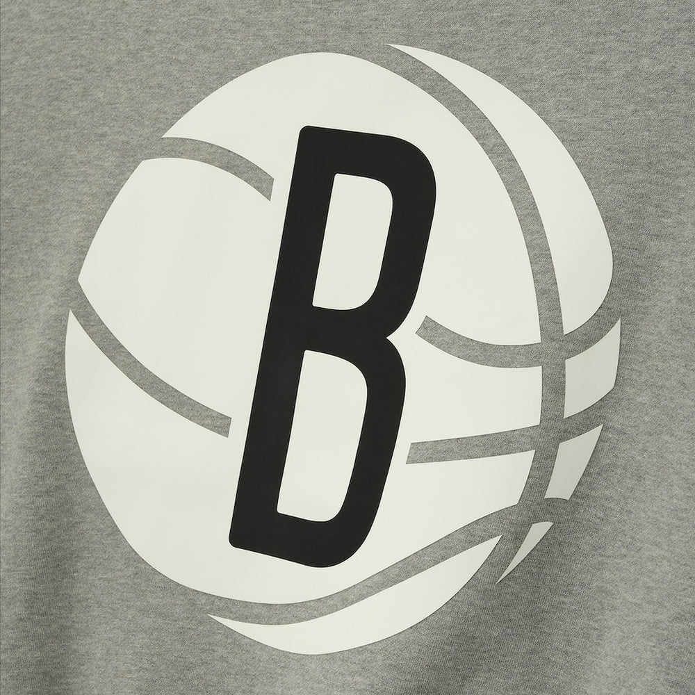 Brooklyn Nets Fear of God x NBA Sport Fit T-Shirt Heather Gray - NBA