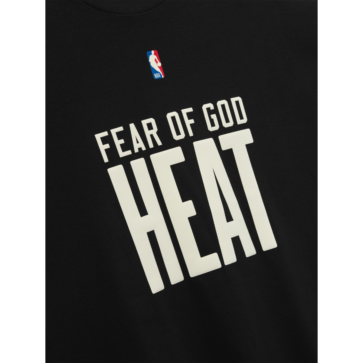 Miami Heat Fear of God x NBA Unisex 90s T-Shirt Heather Black - NBA