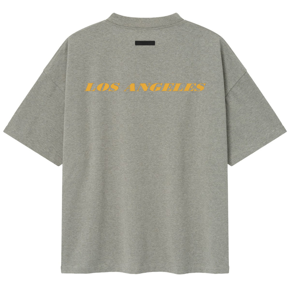Los Angeles Lakers Fear of God x NBA Unisex 90s T-Shirt Heather Gray - NBA