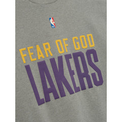 Los Angeles Lakers Fear of God x NBA Unisex 90s T-Shirt Heather Gray - NBA