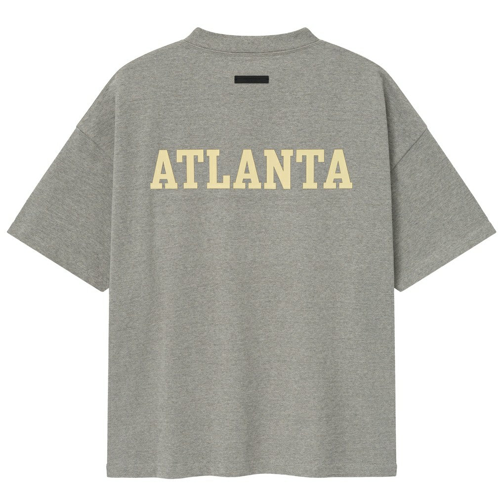 Atlanta Hawks Fear of God x NBA Unisex 90s T-Shirt Heather Gray - NBA