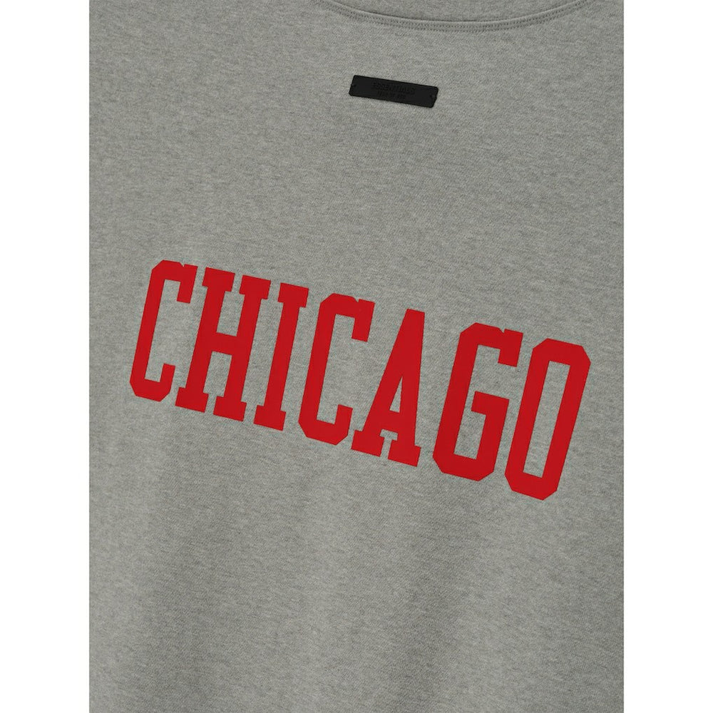 Chicago Bulls Fear of God x NBA Unisex 90s T-Shirt Heather Gray - NBA