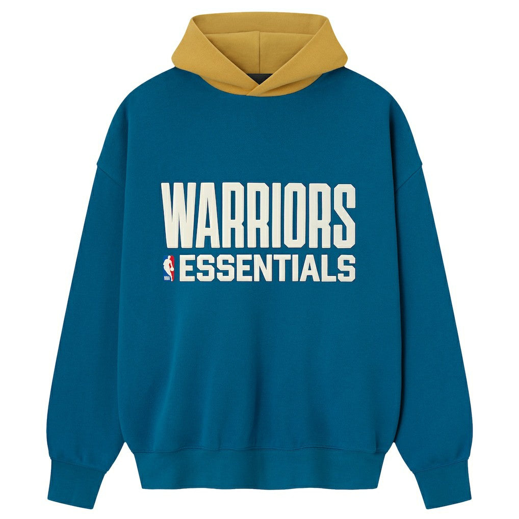 Golden State Warriors Fear of God x NBA Unisex Sport Hoodie Royal/Gold - NBA