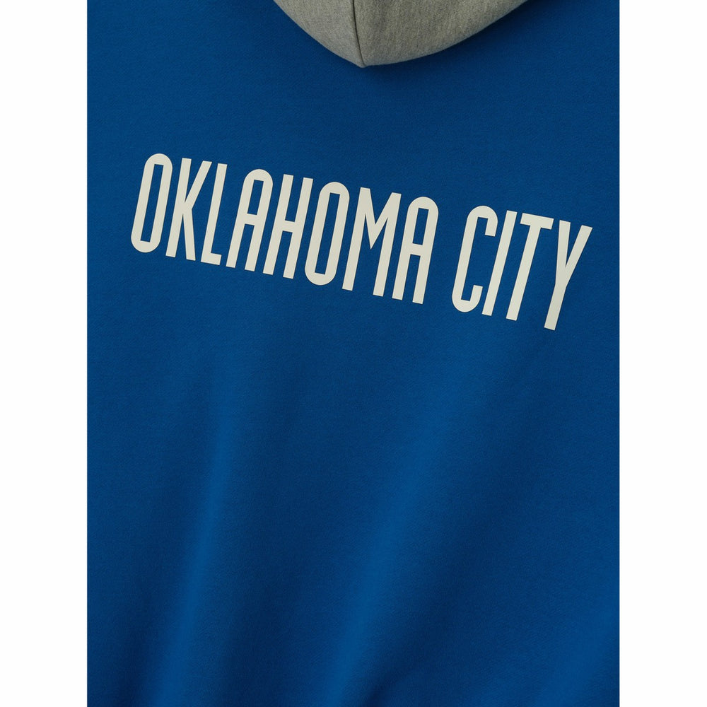 Oklahoma City Thunder Fear of God x NBA Unisex Sport Hoodie Blue/Heather Gray - NBA