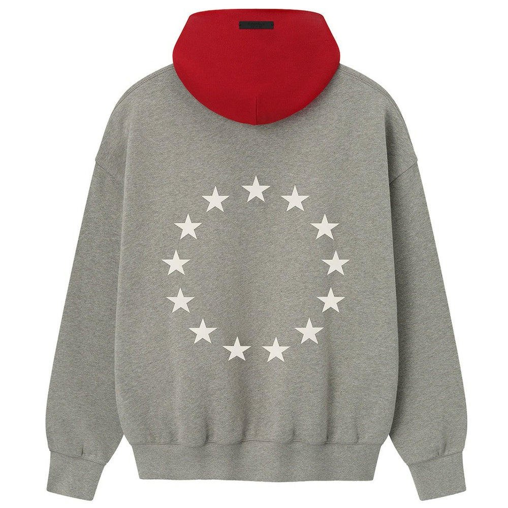 Philadelphia 76ers Fear of God x NBA Unisex Sport Hoodie Heather Gray/Red - NBA