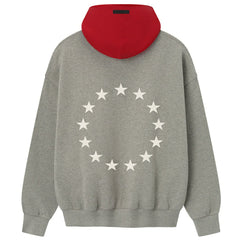 Philadelphia 76ers Fear of God x NBA Unisex Sport Hoodie Heather Gray/Red - NBA