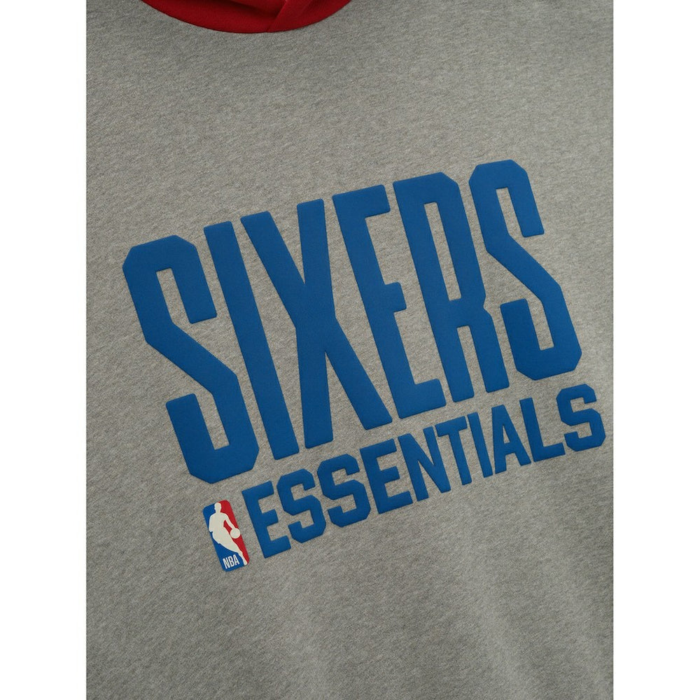 Philadelphia 76ers Fear of God x NBA Unisex Sport Hoodie Heather Gray/Red - NBA