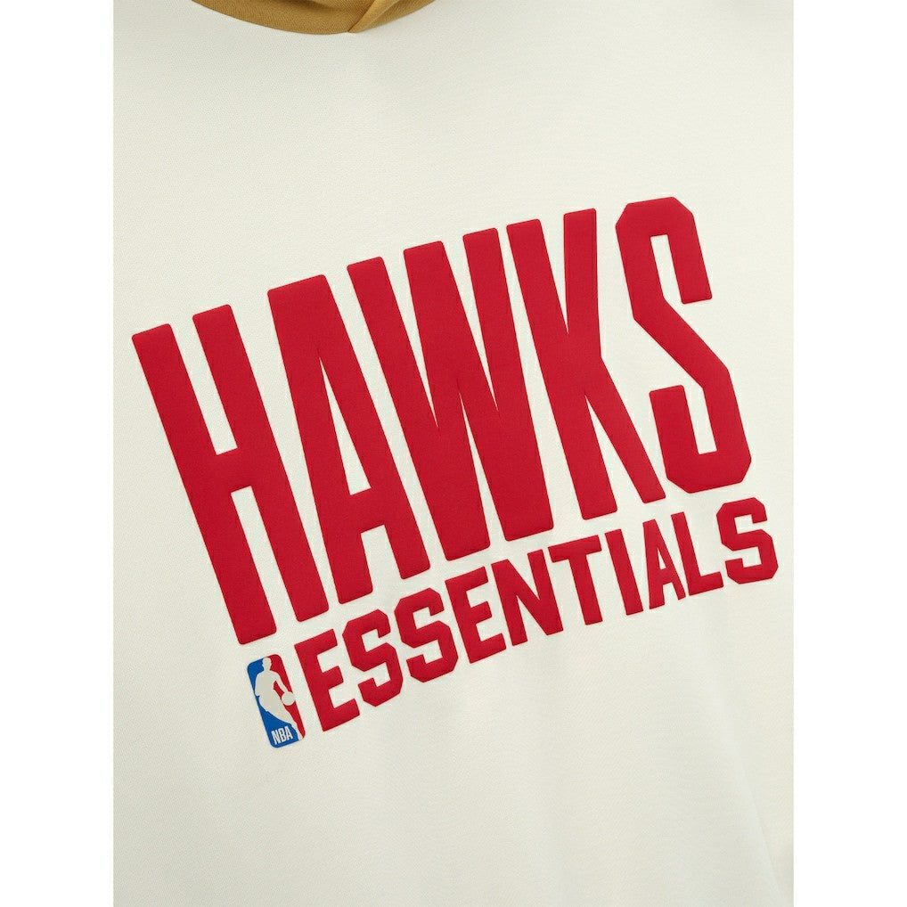 Atlanta Hawks Fear of God x NBA Unisex Sport Hoodie Cream/Yellow - NBA