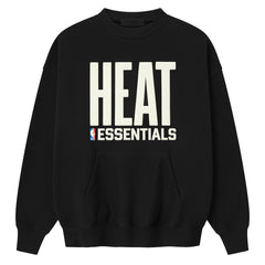 Miami Heat Fear of God x NBA Unisex Sport Sweatshirt Heather Black - NBA