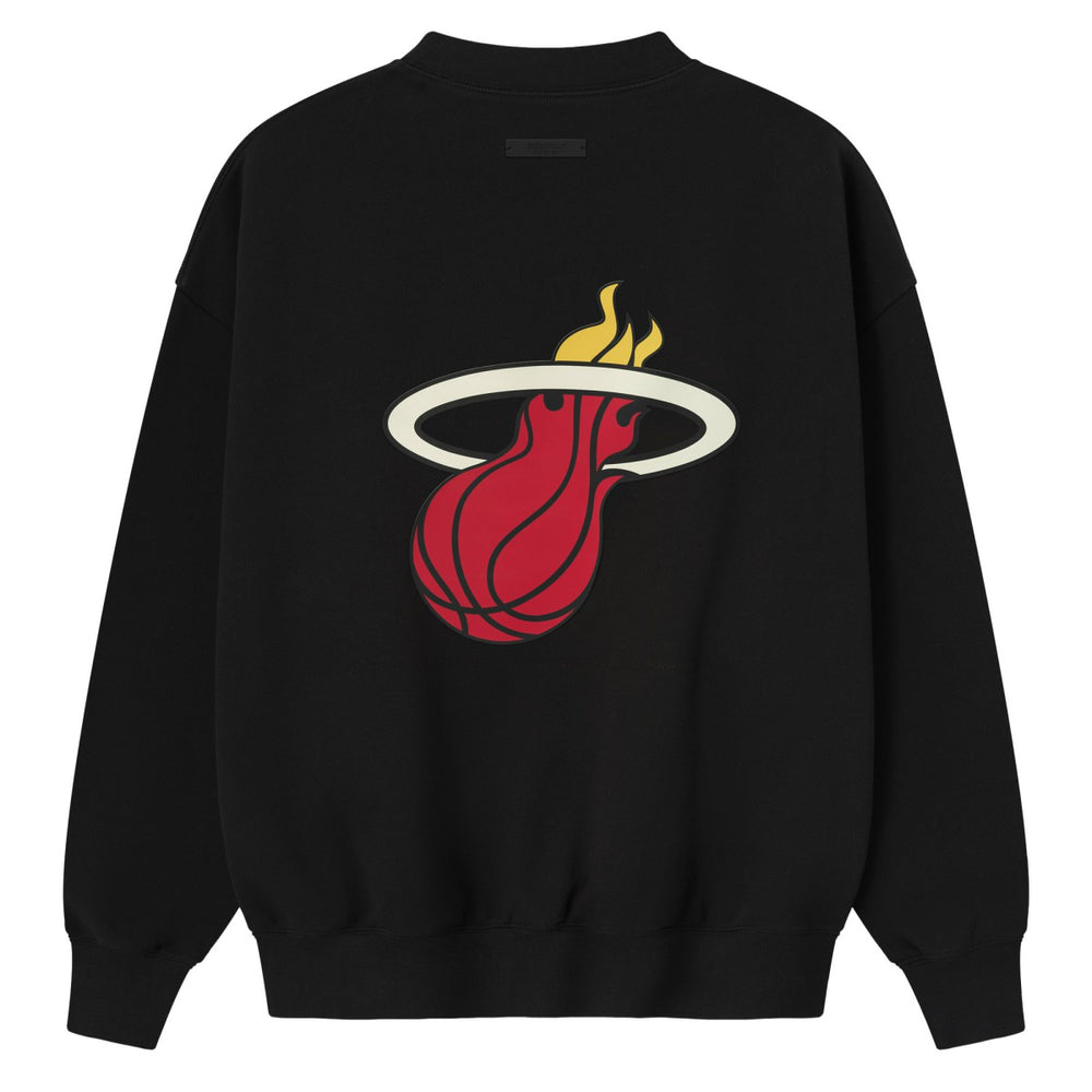 Miami Heat Fear of God x NBA Unisex Sport Sweatshirt Heather Black - NBA