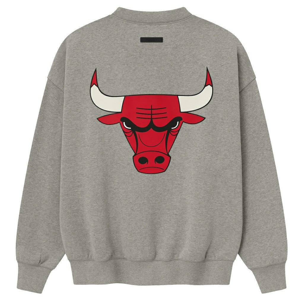 Chicago Bulls Fear of God x NBA Unisex Sport Sweatshirt Heather Gray - NBA