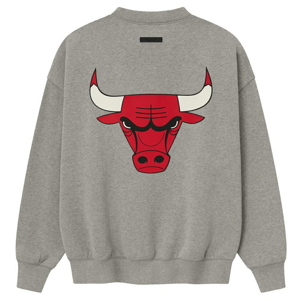 Chicago Bulls Fear of God x NBA Unisex Sport Sweatshirt Heather Gray - NBA