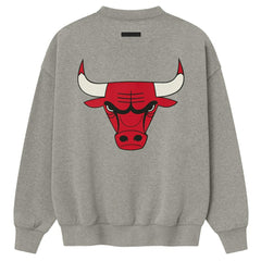 Chicago Bulls Fear of God x NBA Unisex Sport Sweatshirt Heather Gray - NBA