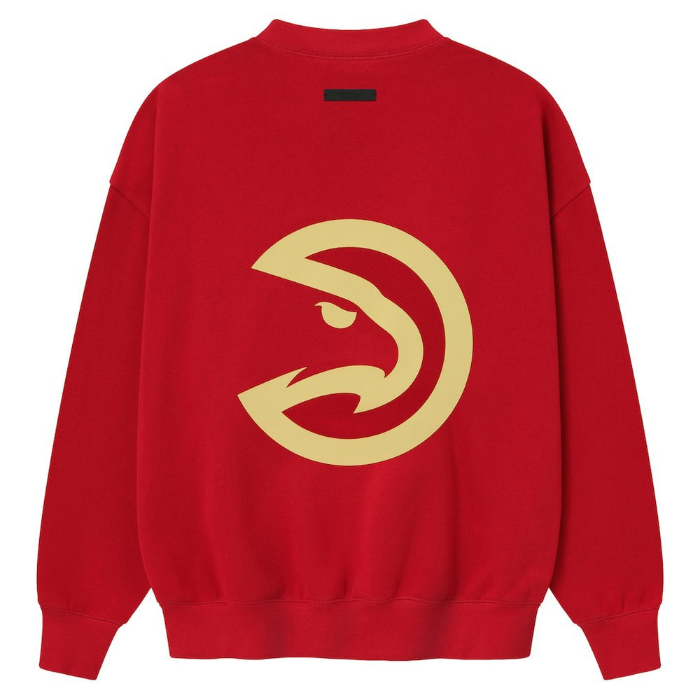Atlanta Hawks Fear of God x NBA Unisex Sport Sweatshirt Red - NBA