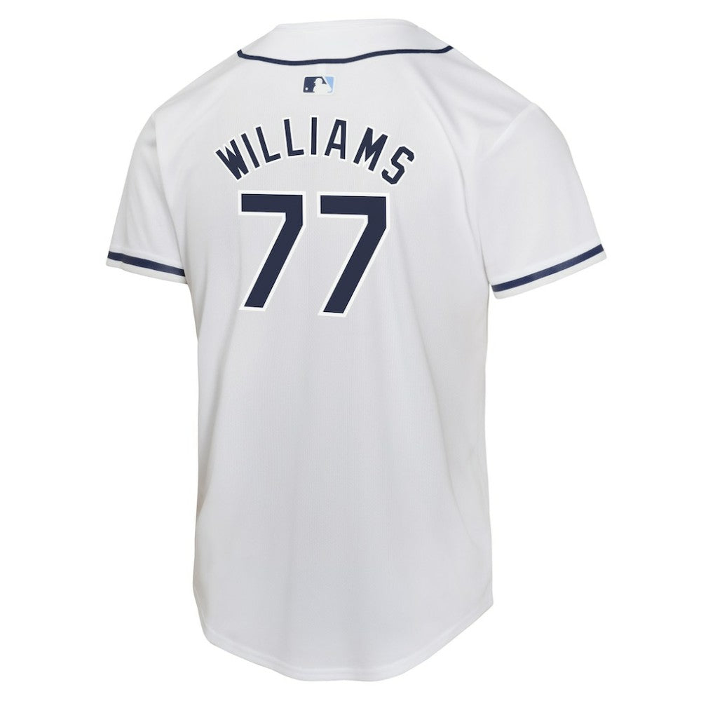 Carson Williams Tampa Bay Rays Nike Youth Home Player Game Jersey - MLB