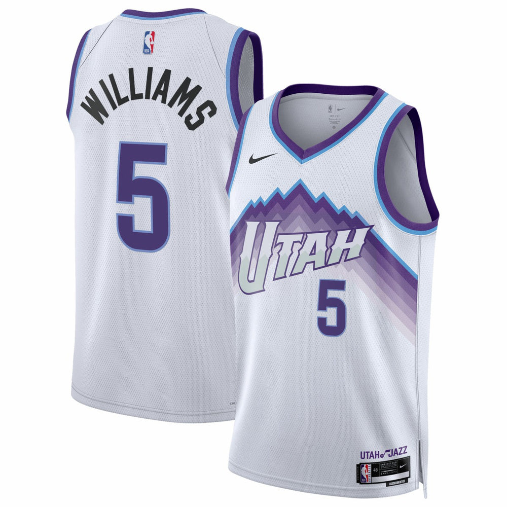 Cody Williams Utah Jazz Unisex Swingman Jersey Association Edition White - NBA