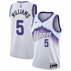 Cody Williams Utah Jazz Unisex Swingman Jersey Association Edition White - NBA