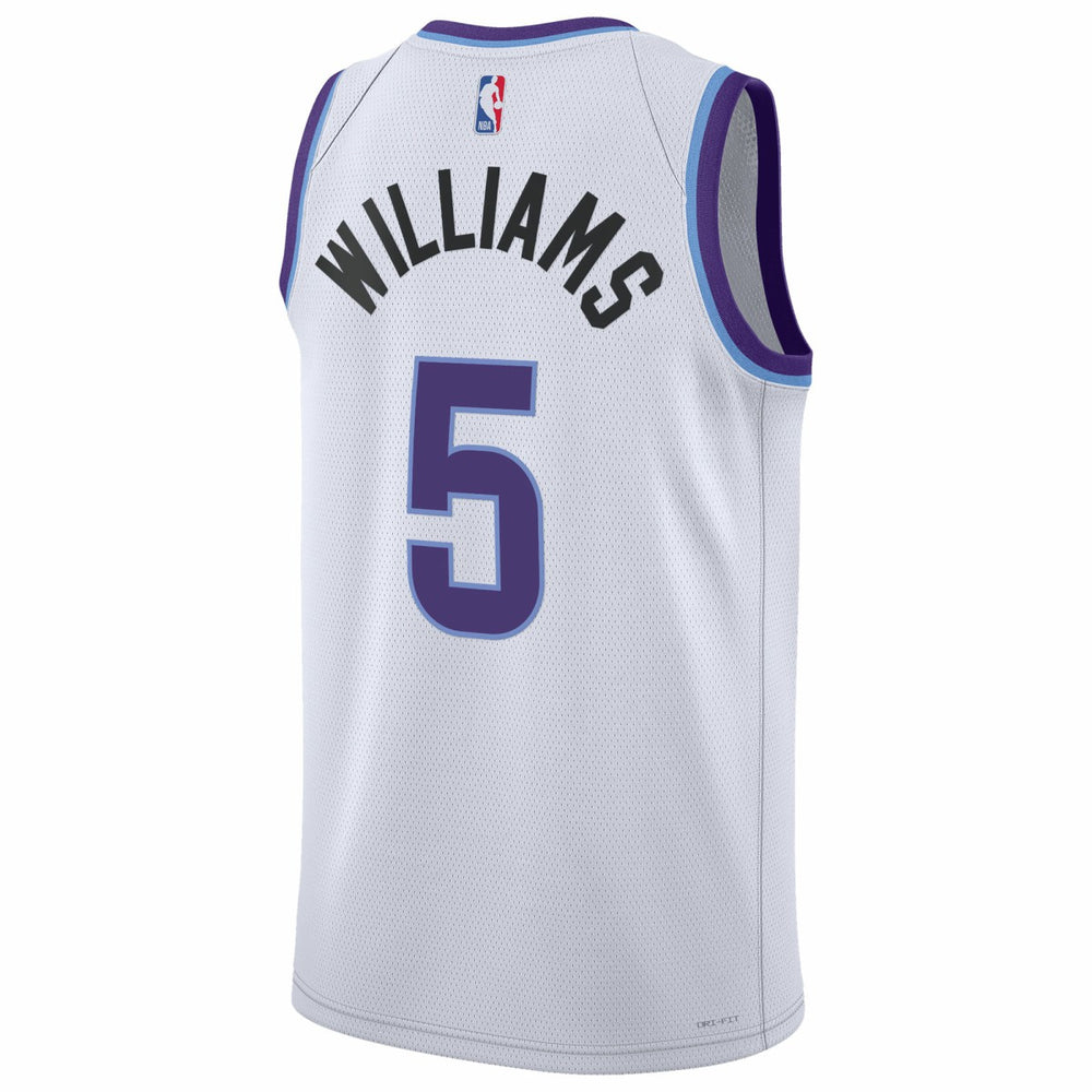 Cody Williams Utah Jazz Unisex Swingman Jersey Association Edition White - NBA