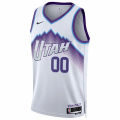 Utah Jazz Unisex Swingman Custom Jersey Association Edition White - NBA