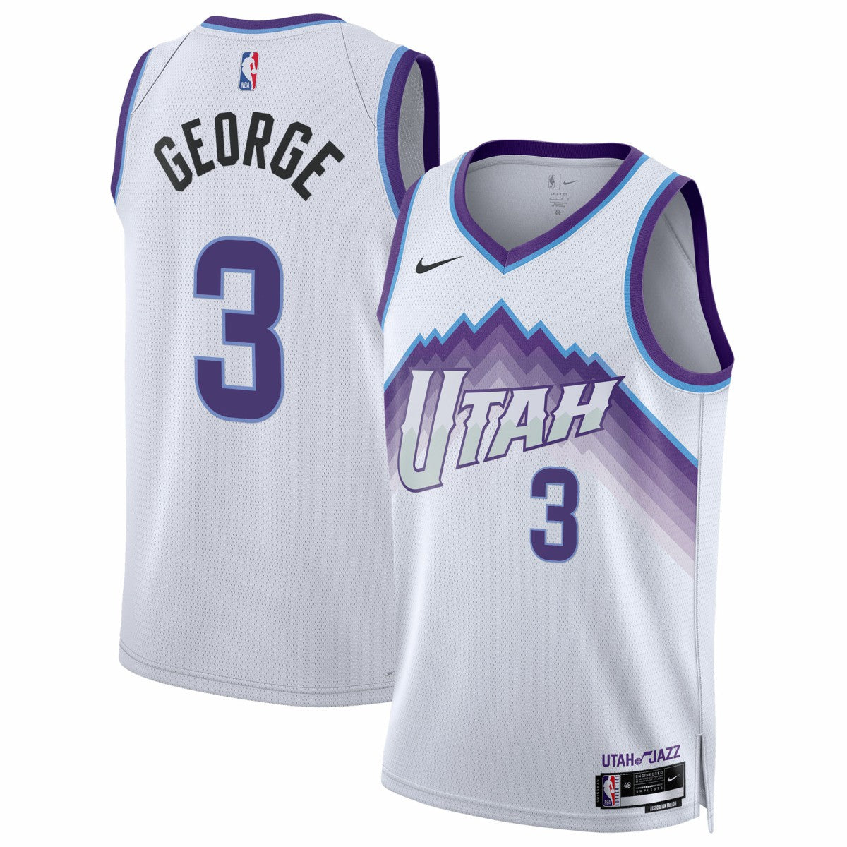 Keyonte George Utah Jazz Unisex Swingman Jersey Association Edition White - NBA