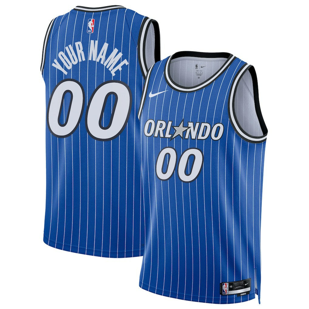 Orlando Magic Unisex Swingman Custom Jersey Icon Edition Blue - NBA