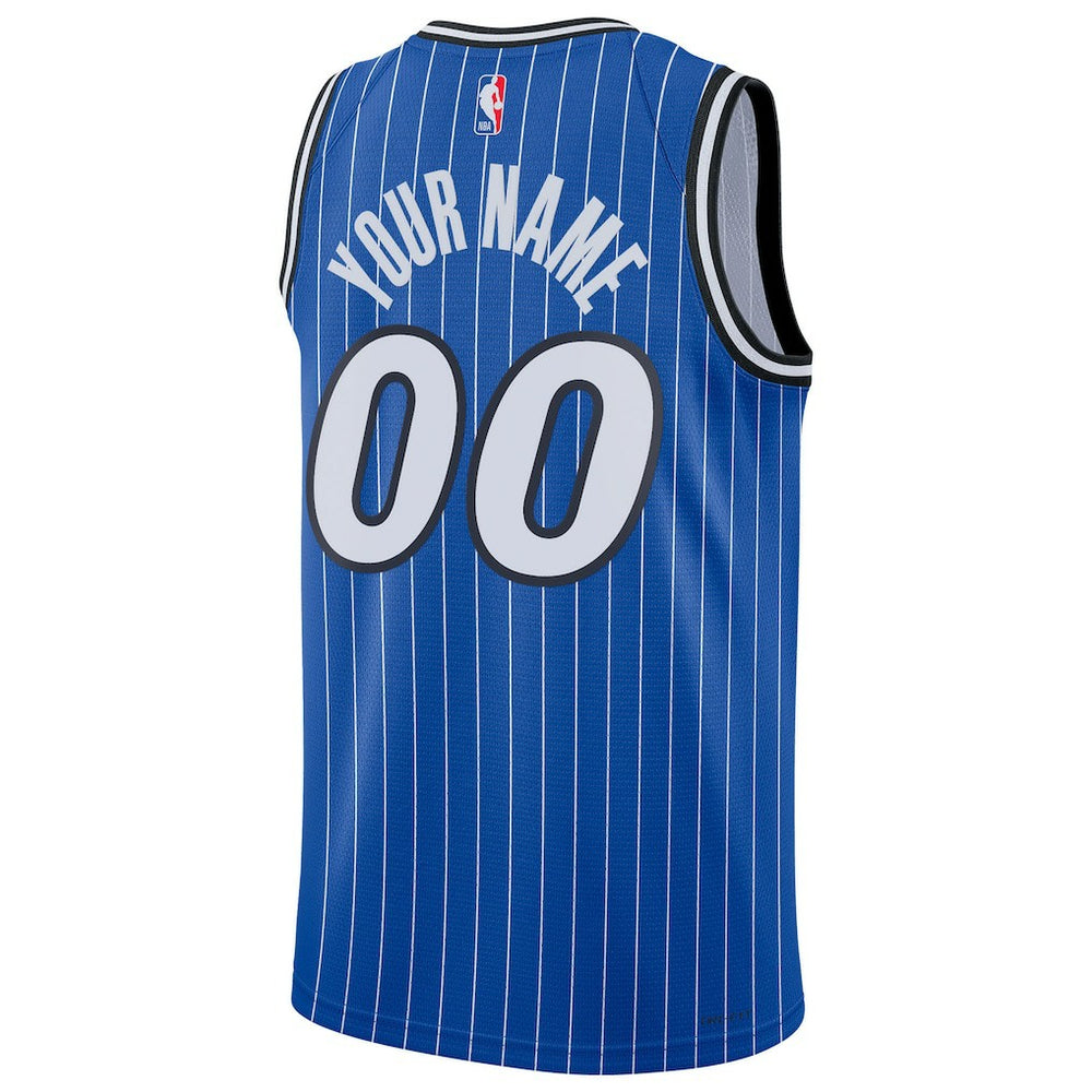 Orlando Magic Unisex Swingman Custom Jersey Icon Edition Blue - NBA