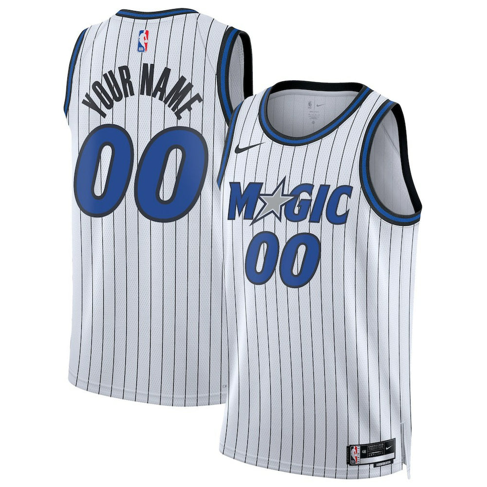 Orlando Magic Unisex Swingman Custom Jersey Association Edition White - NBA