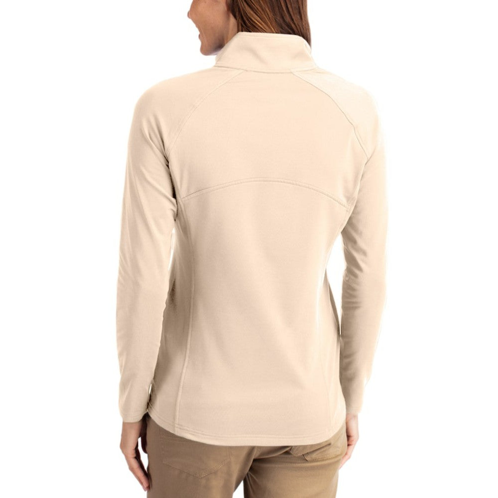 Seattle Mariners Cutter & Buck Women's Cooperstown Collection Adapt Eco Knit Stretch Half-Zip Pullover - MLB