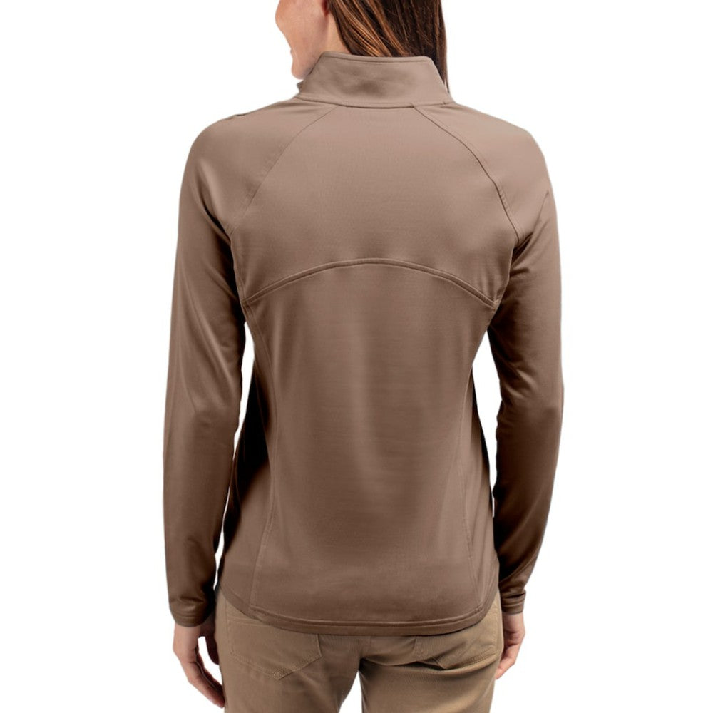 San Francisco Giants Cutter & Buck Women's Adapt Eco Knit Stretch Half-Zip Pullover - MLB