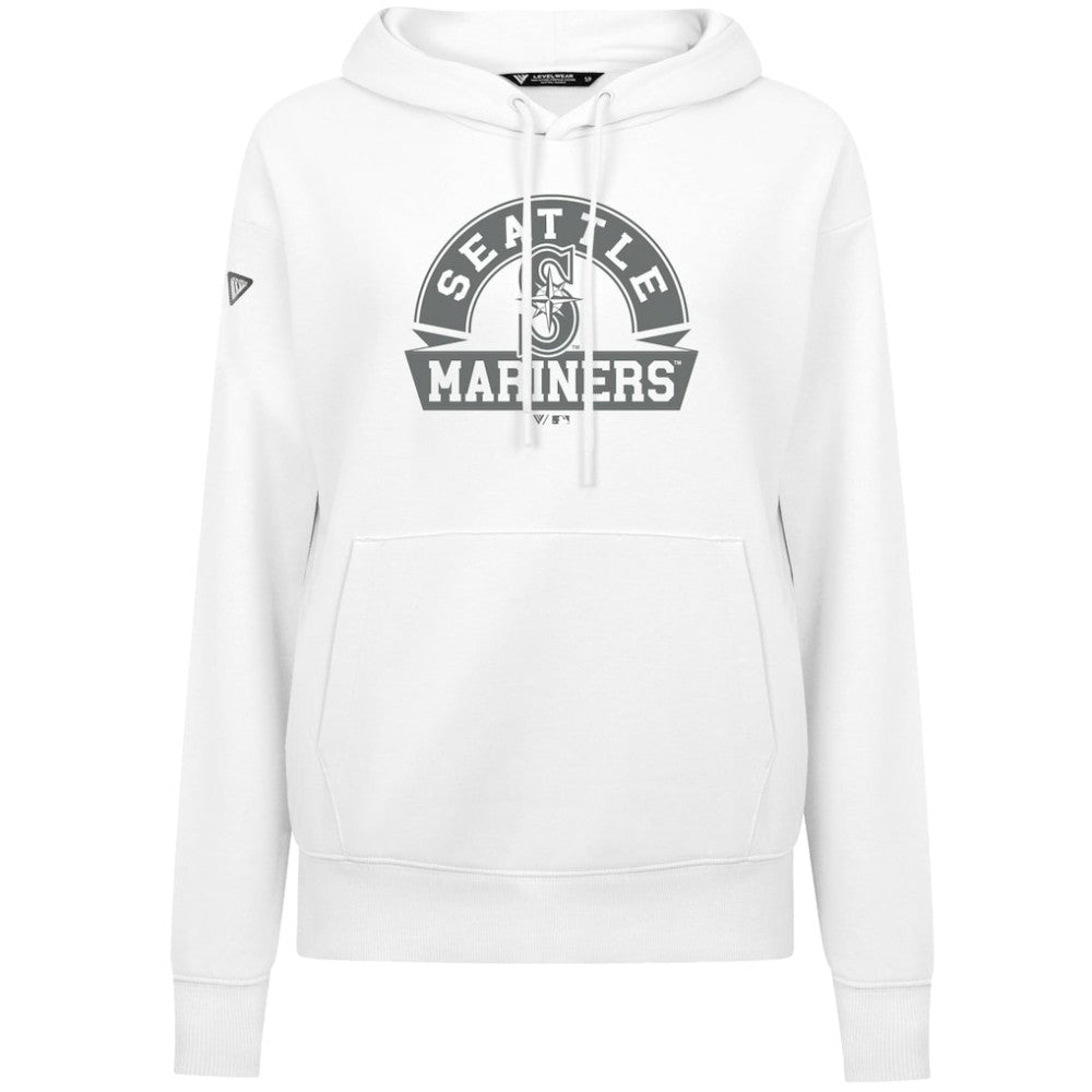 Seattle Mariners Levelwear Women's Adorn Banner Arch Hoodie - MLB