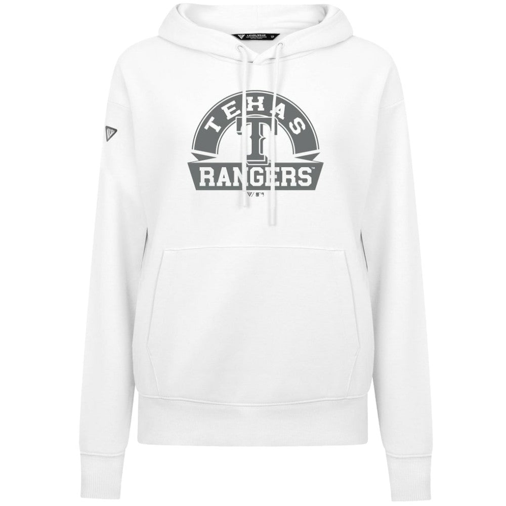 Texas Rangers Levelwear Women's Adorn Banner Arch Hoodie - MLB