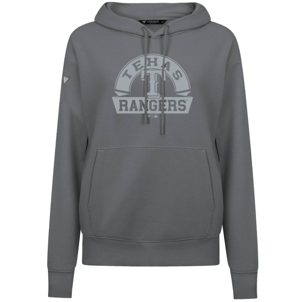 Texas Rangers Levelwear Women's Adorn Banner Arch Hoodie - MLB