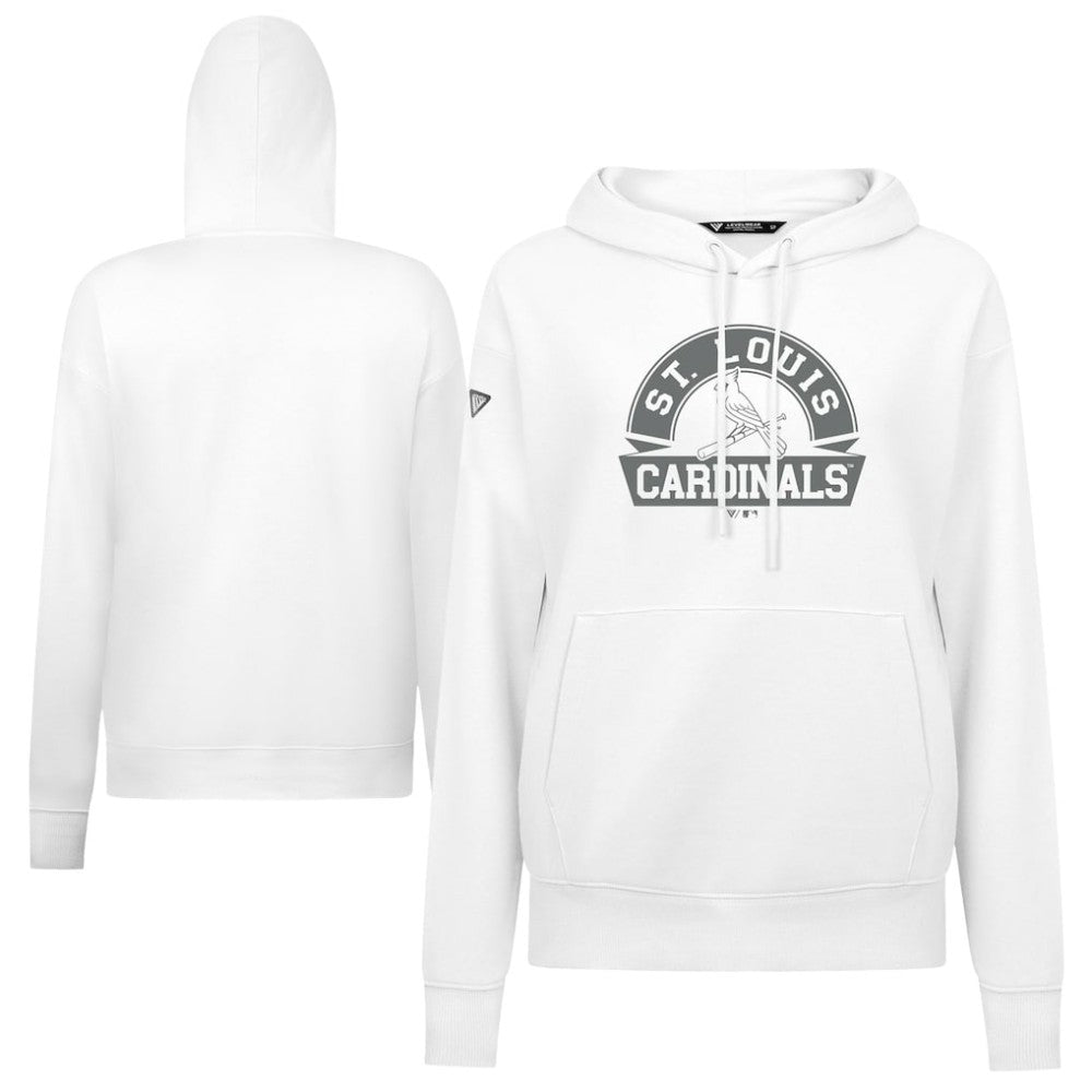 St. Louis Cardinals Levelwear Women's Adorn Banner Arch Hoodie - MLB