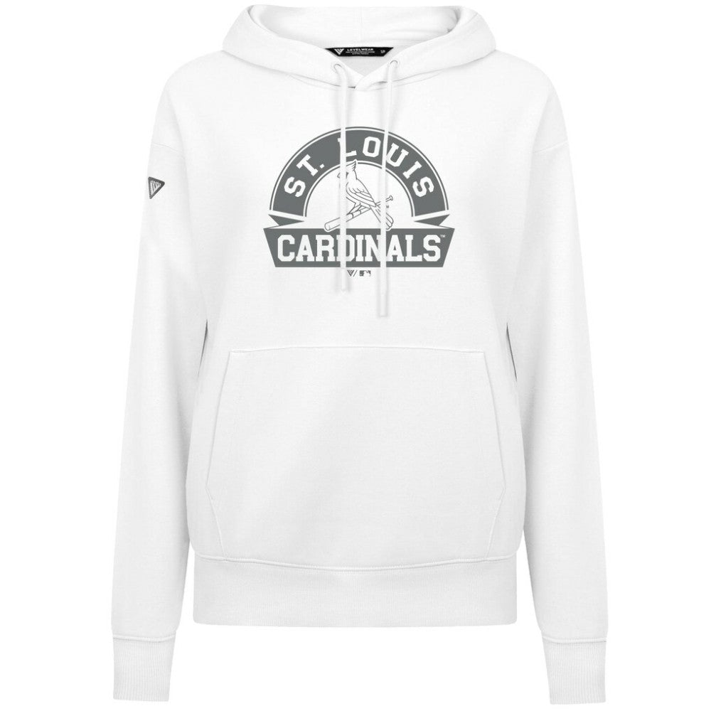 St. Louis Cardinals Levelwear Women's Adorn Banner Arch Hoodie - MLB