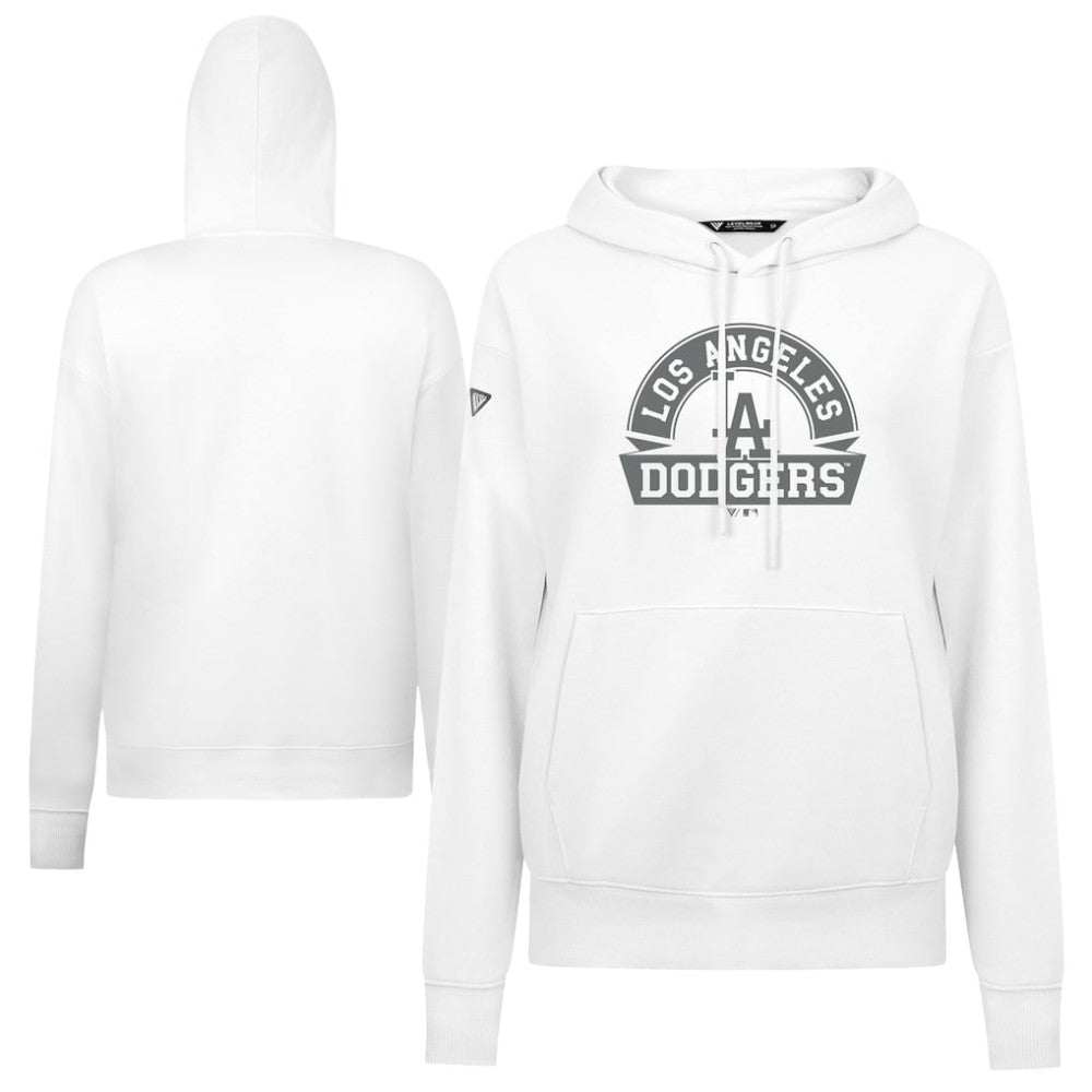Los Angeles Dodgers Levelwear Women's Adorn Banner Arch Hoodie - MLB