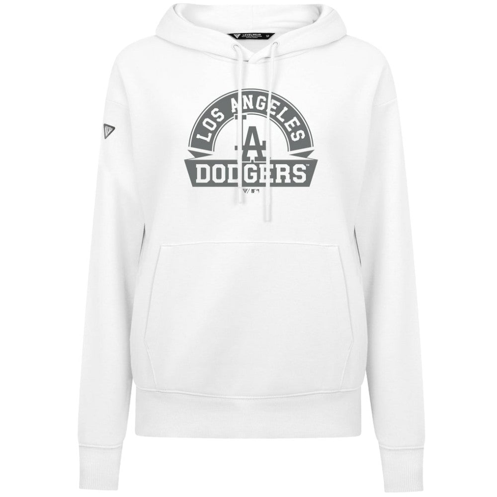 Los Angeles Dodgers Levelwear Women's Adorn Banner Arch Hoodie - MLB