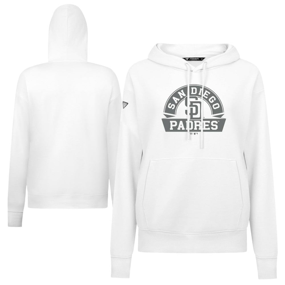 San Diego Padres Levelwear Women's Adorn Banner Arch Hoodie - MLB