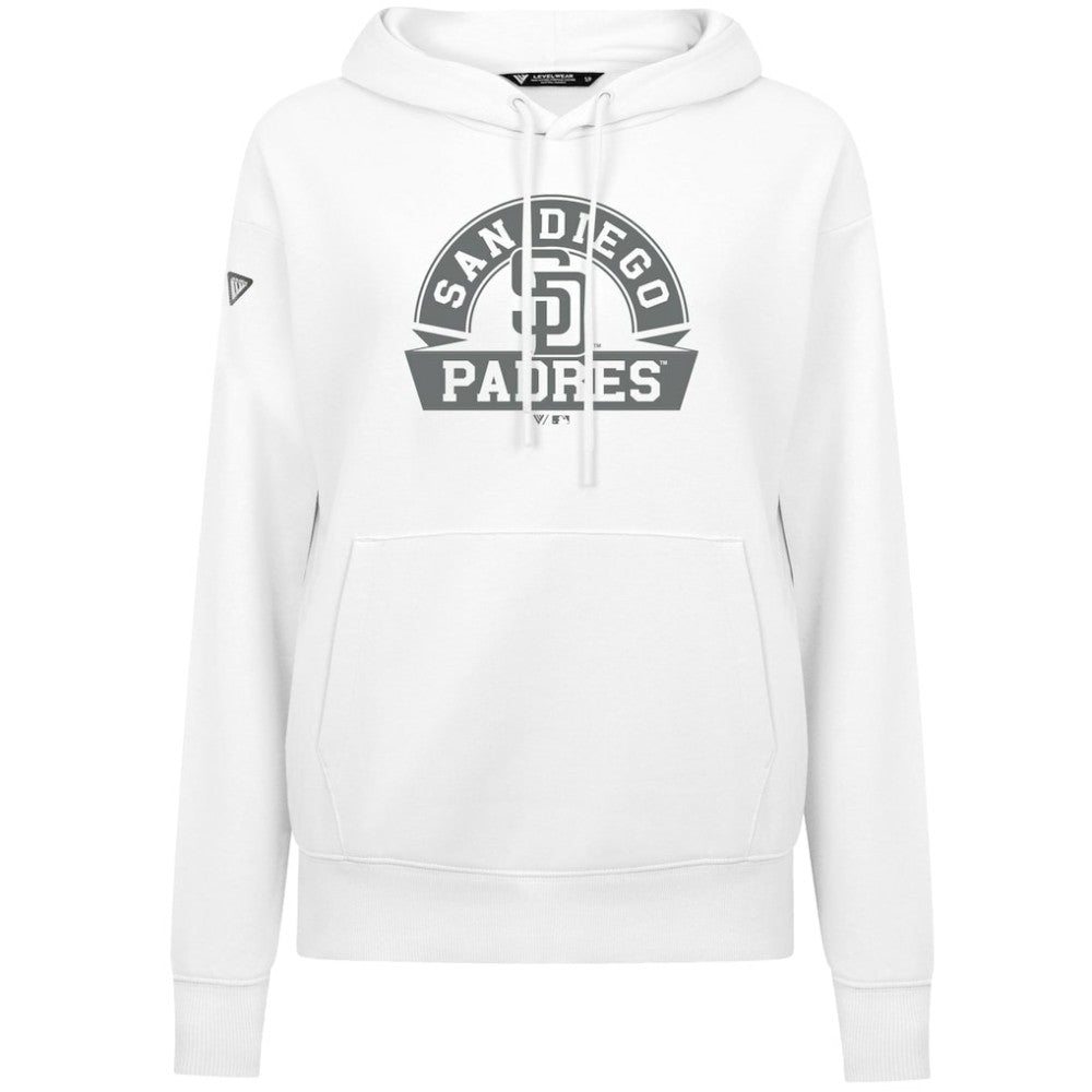 San Diego Padres Levelwear Women's Adorn Banner Arch Hoodie - MLB