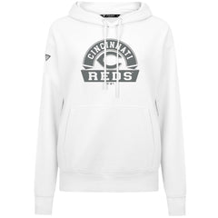 Cincinnati Reds Levelwear Women's Adorn Banner Arch Hoodie - MLB