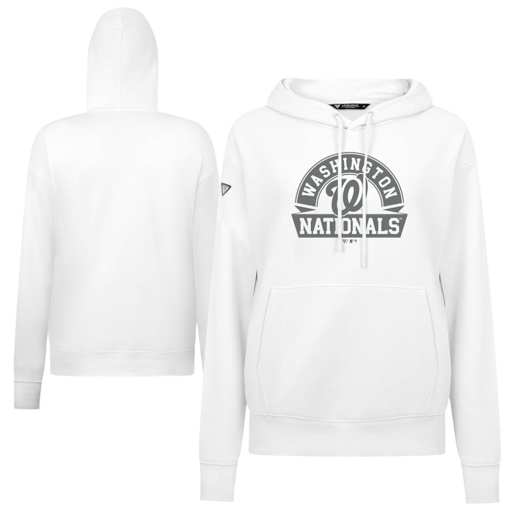 Washington Nationals Levelwear Women's Adorn Banner Arch Hoodie - MLB