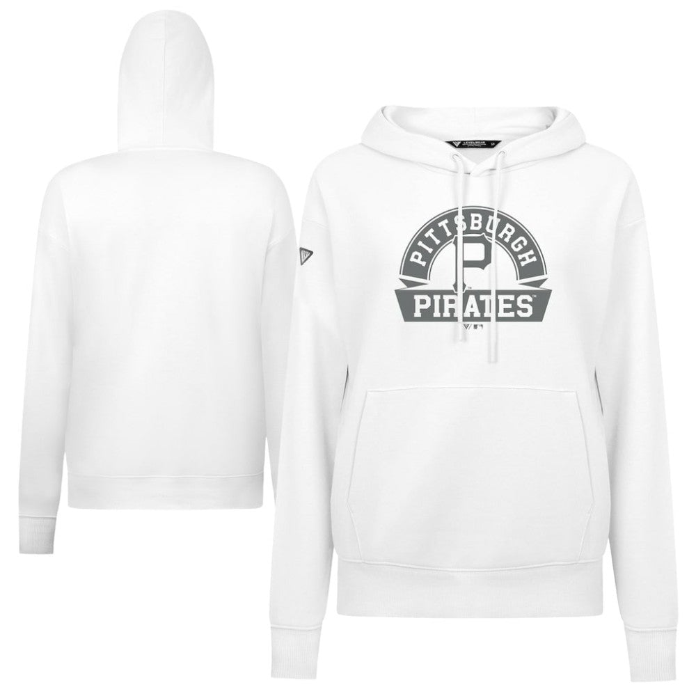 Pittsburgh Pirates Levelwear Women's Adorn Banner Arch Hoodie - MLB