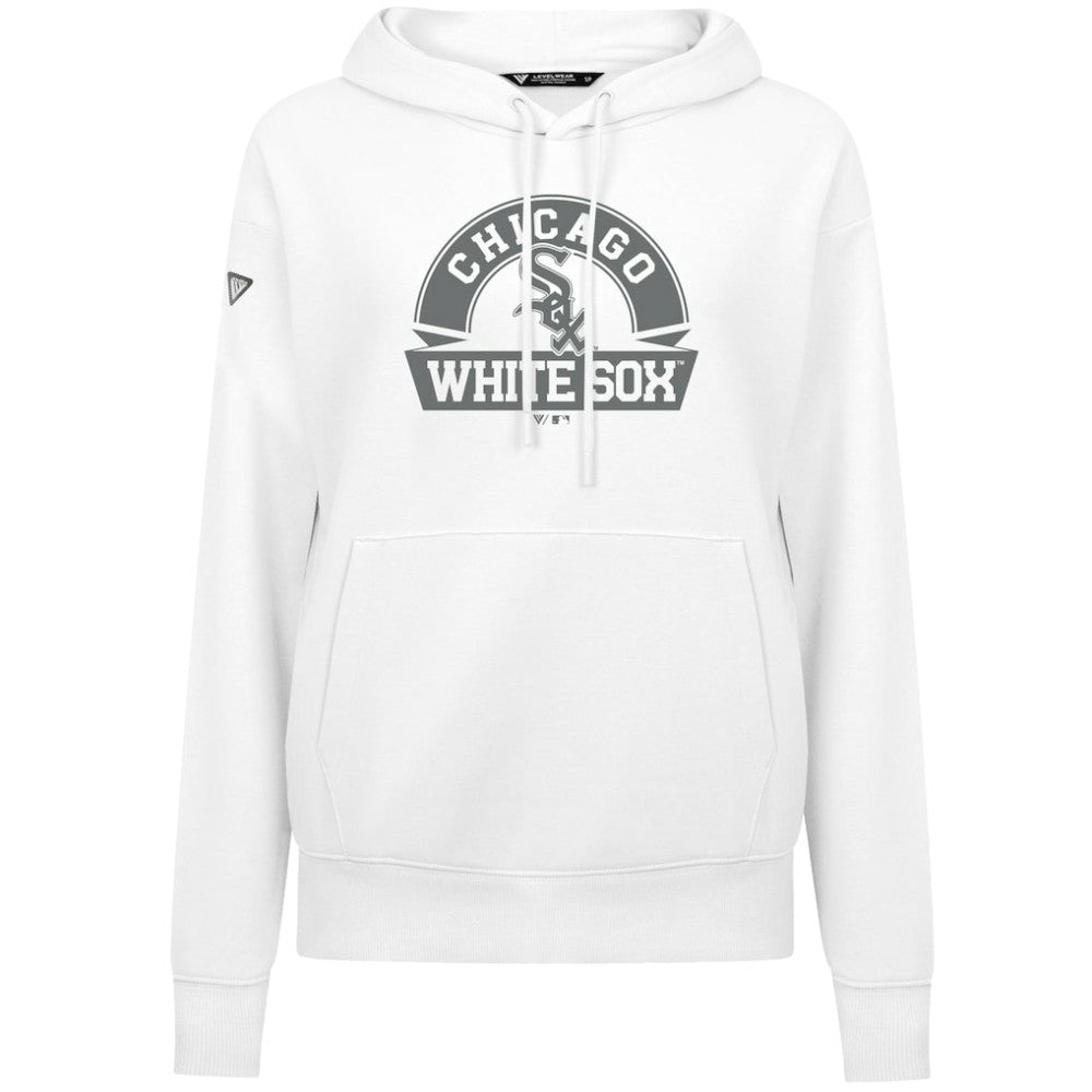 Chicago White Sox Levelwear Women's Adorn Banner Arch Hoodie - MLB
