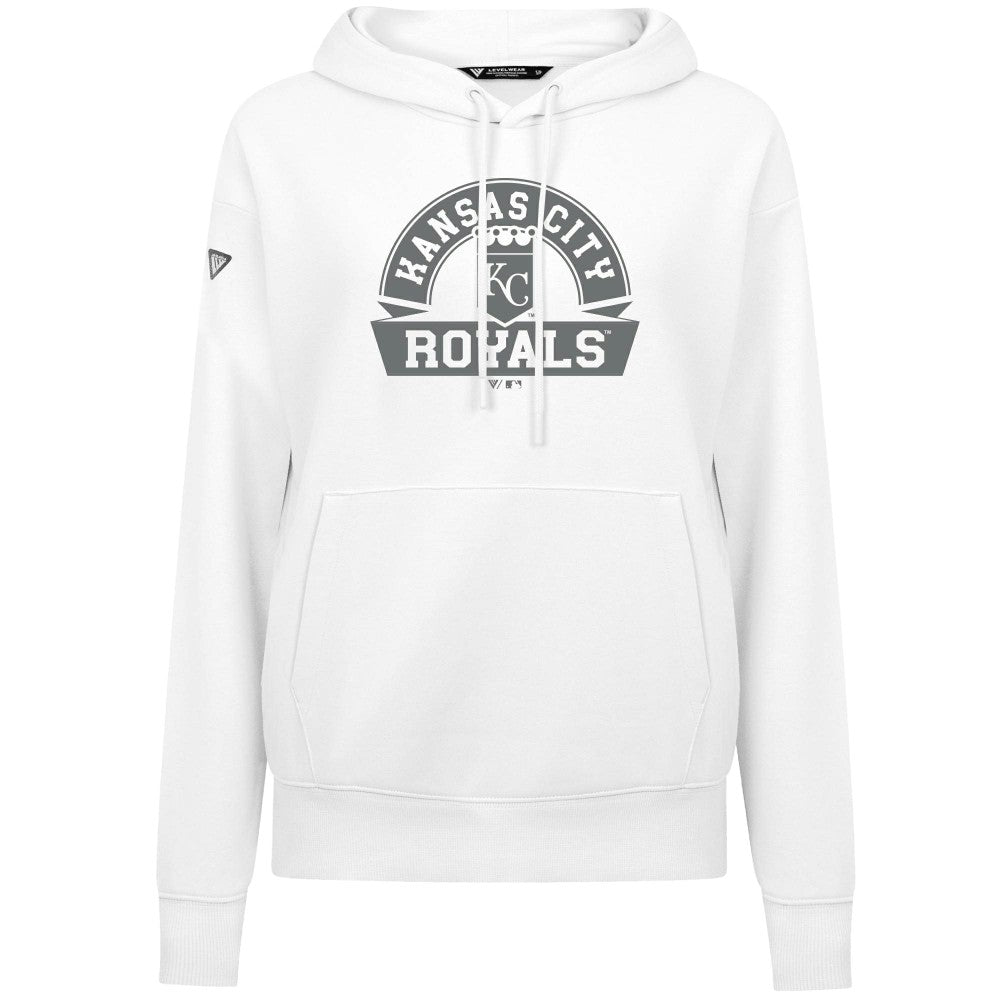 Kansas City Royals Levelwear Women's Adorn Banner Arch Hoodie - MLB