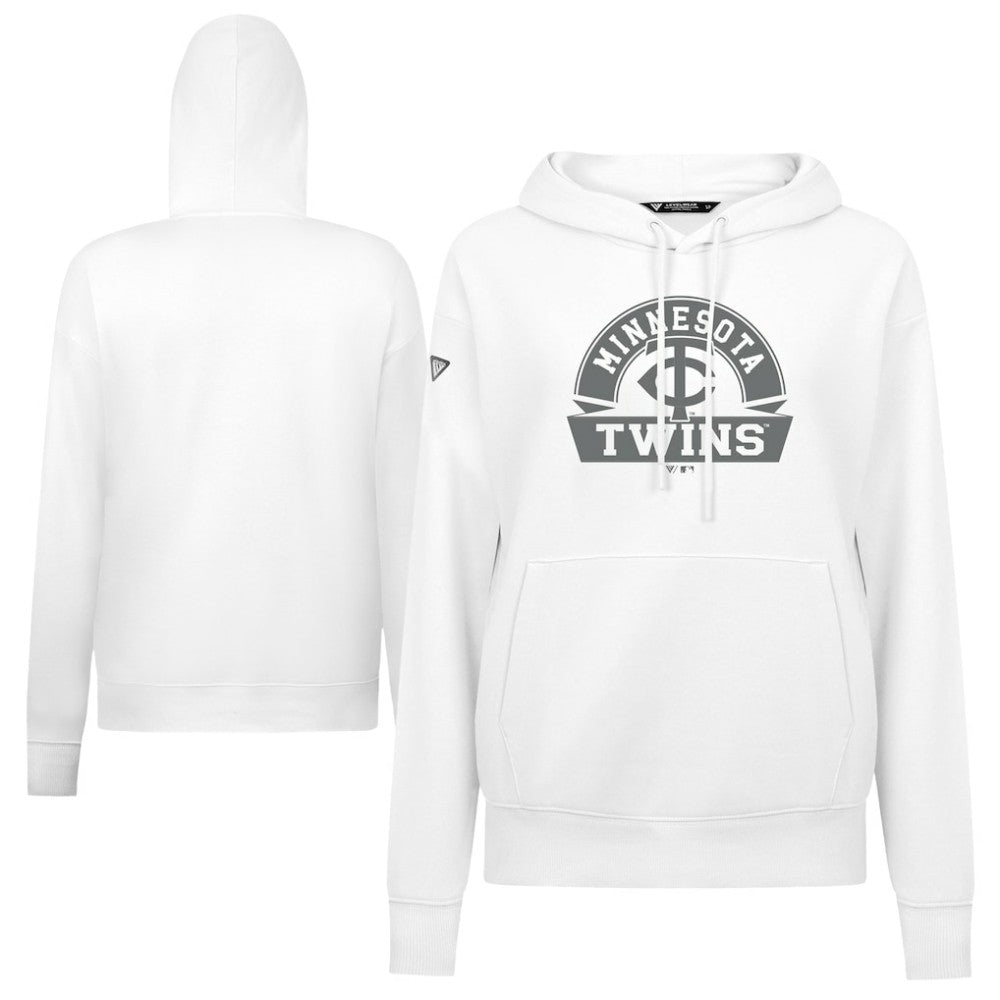 Minnesota Twins Levelwear Women's Adorn Banner Arch Hoodie - MLB