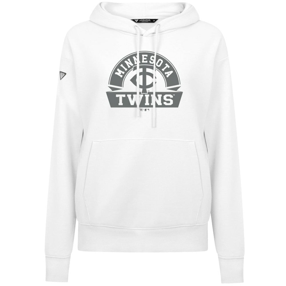 Minnesota Twins Levelwear Women's Adorn Banner Arch Hoodie - MLB