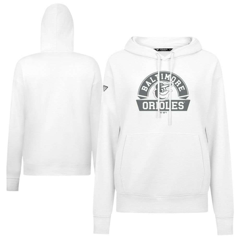 Baltimore Orioles Levelwear Women's Adorn Banner Arch Hoodie - MLB