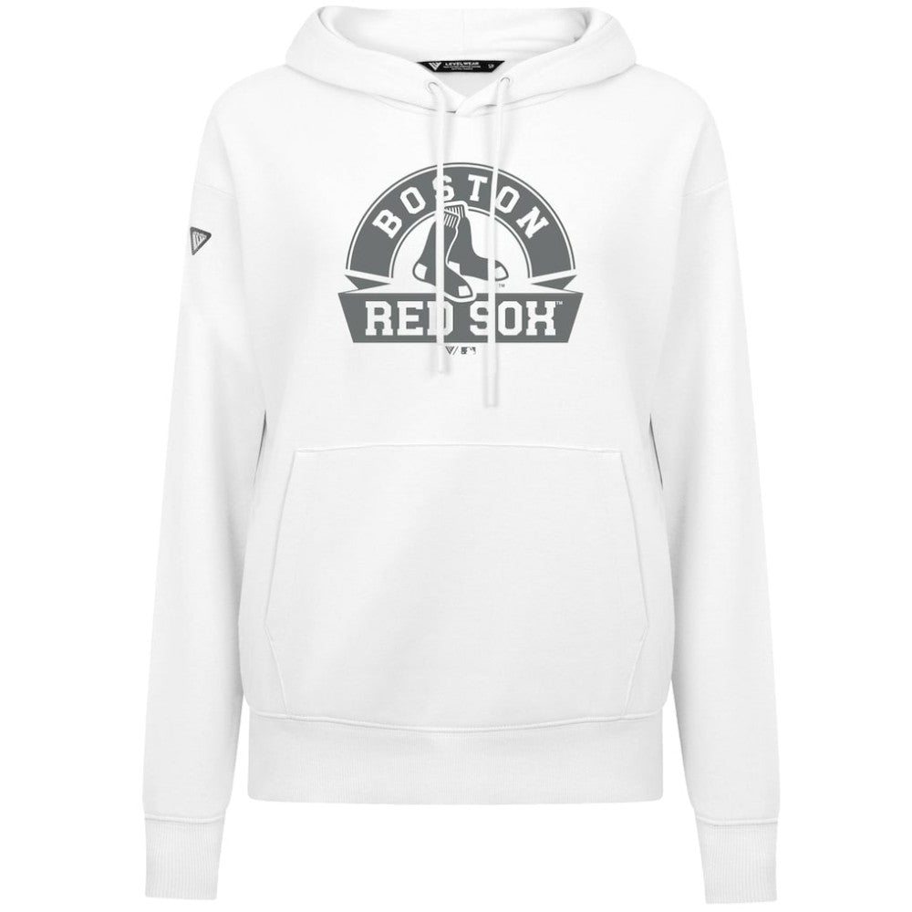 Boston Red Sox Levelwear Women's Adorn Banner Arch Hoodie - MLB