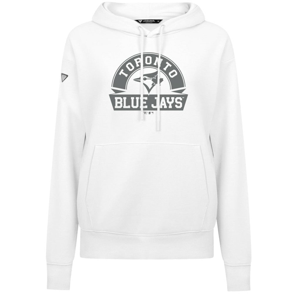 Toronto Blue Jays Levelwear Women's Adorn Banner Arch Hoodie - MLB