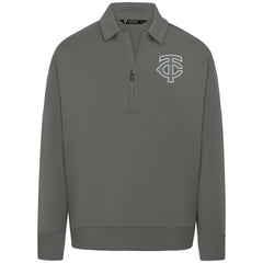 Minnesota Twins Levelwear Women's Canmore Chenille Logo Quarter-Zip Top - MLB